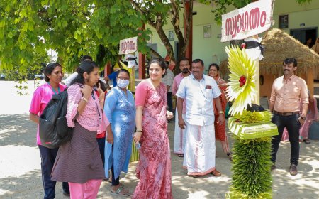 മാതൃകാ പോളിങ് സ്റ്റേഷൻ പ്രകൃതി സൗഹൃദം.