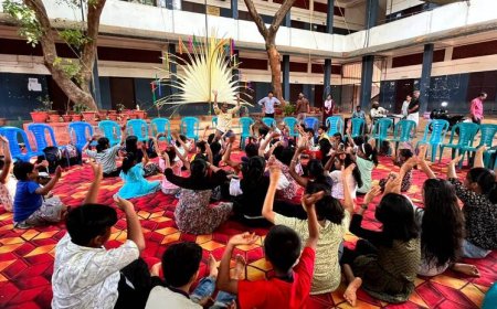 കുട്ടികൾക്കായി സംഘടിപ്പിക്കുന്ന 'ചമയം24' ത്രിദിന നാടക പരിശീലന ക്യാമ്പിന് തുടക്കമായി