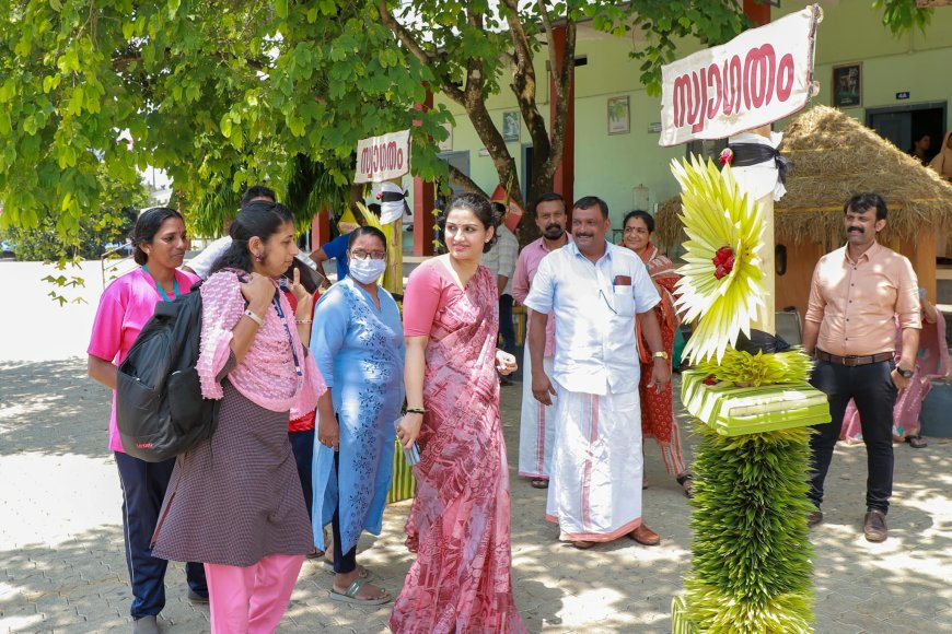 മാതൃകാ പോളിങ് സ്റ്റേഷൻ പ്രകൃതി സൗഹൃദം.