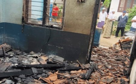 നെല്ലിയമ്പത്ത് വീട് കത്തിനശിച്ചു