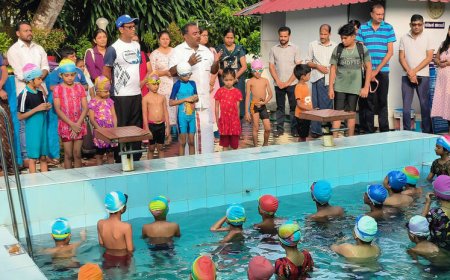 അവധിക്കാല നീന്തൽ പുതിയ ബാച്ചിന്റെ പരിശീലനം വണ്ടമറ്റം അക്വാറ്റിക് സെന്ററിൽ ആരംഭിച്ചു
