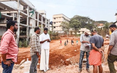പെരിന്തൽമണ്ണ നഗരസഭ ഇൻഡോർ മാർക്കറ്റ് നിർമാണം പുനഃരാരംഭിച്ചു