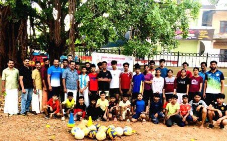 വിഷൻ വളയം പദ്ധതിയുടെ ഭാഗമായി കുട്ടികൾക്കായുള്ള വോളിബോൾ പരിശീലന ക്യാമ്പ് ആരംഭിച്ചു