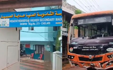 കൊടുവള്ളിയില് വാഹനാപകടം; കെഎസ്ആര്ടിസി സ്വിഫ്റ്റ് ബസ് നിയന്ത്രണം വിട്ട് ഹോട്ടലിലേക്ക് ഇടിച്ചു കയറി