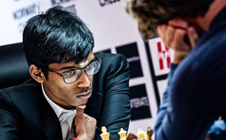 നോർവേ ചെസ്സിൽ  ലോക ചെസ്സ് വിസ്മയം മാഗ്നസ് കാൾസനെ തോൽപ്പിച്ച് ഇന്ത്യൻ താരം പ്രഗ്നാനന്ദ