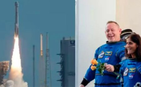 മ​നു​ഷ്യ​നെ​യും വ​ഹി​ച്ചു​ള്ള ബോ​യിം​ഗ് സ്റ്റാ​ര്‍​ലൈ​ന​ര്‍ പേ​ട​കം ല​ക്ഷ്യ​ത്തി​ലെ​ത്തി