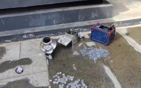 അടൂർ വെള്ളക്കുളങ്ങര വെള്ളാരംകുന്ന് ദേവീക്ഷേത്രത്തിൽ മോഷണം