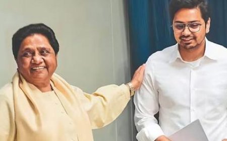 ആകാശ് ആനന്ദിനെ വീണ്ടും പിൻഗാമിയായി പ്രഖ്യാപിച്ച് മായാവതി