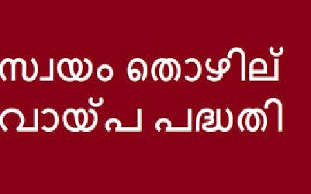 പട്ടികവർഗക്കാർക്ക് സ്വയം തൊഴിൽ പദ്ധതി
