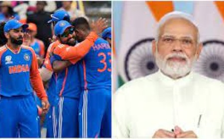 ടി20 ലോകകപ്പ് നേടിയ ഇന്ത്യൻ ക്രിക്കറ്റ് ടീമിനെ ഫോണിൽ വിളിച്ച് അഭിനന്ദിച്ച് പ്രധാനമന്ത്രി മോദി