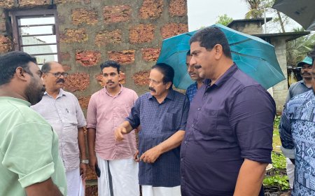 പൊന്നാനിയിൽ ചെല്ലാനം മോഡൽ കടൽ ഭിത്തി ഉടൻ ആരംഭിക്കണം -  ശ്രീ  കെ പി രാജേന്ദ്രൻ