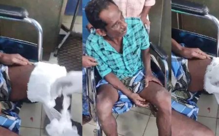 വിതുര ബോണക്കാട് ഗൃഹനാഥനെ കരടികൾ ആക്രമിച്ചു