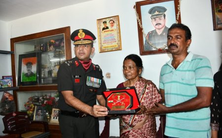 കാർഗിൽ യോദ്ധാവ് ക്യാപ്റ്റൻ ജെറി പ്രേംരാജിന് ആദരാഞ്ജലികൾ അർപ്പിച്ച് പാങ്ങോട് സൈനിക കേന്ദ്രം