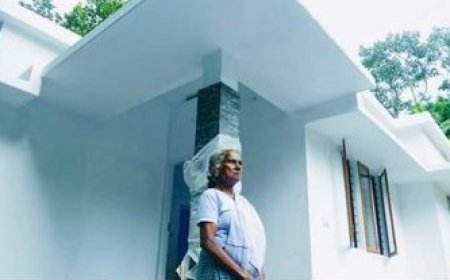 മറിയക്കുട്ടിക്ക് വീട് ഒരുങ്ങി,നാളെ കെ.പി.സി.സി പ്രസിഡന്റ് കെ.സുധാകരൻ എം.പി  താക്കോൽ കൈമാറും