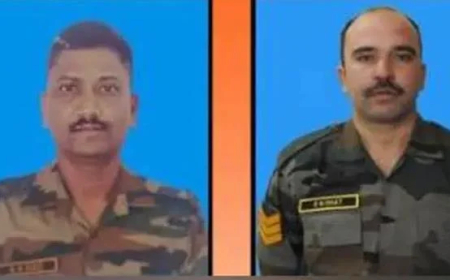 ല​ഡാ​ക്കി​ല്‍ സൈ​നി​ക ഉ​പ​ക​ര​ണ​ങ്ങ​ളു​ടെ അ​റ്റ​കു​റ്റ​പ്പ​ണി​ക്കി​ടെ അ​പ​ക​ടം : ര​ണ്ട് ജ​വാ​ന്മാ​ര്‍​ക്ക് വീ​ര​മൃ​ത്യു 