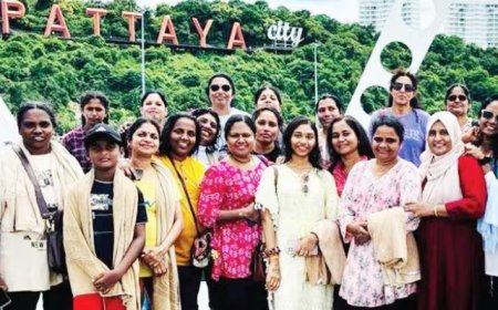 ജോലിഭാരത്തില്‍നിന്ന് തത്കാലത്തേക്കുള്ള മോചനം; വനിതാ എ.എസ്.ഐ.മാര്‍ തായ്ലാന്‍ഡിലേക്ക്