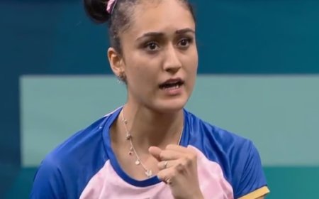 ഒളിംപിക്‌സിൽ ചരിത്ര നേട്ടവുമായി ഇന്ത്യൻ ടേബിൾ ടെന്നിസ് വനിത താരം മണിക ബത്ര