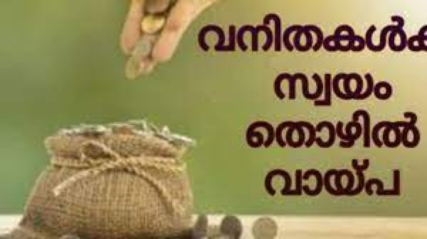 വനിതകള്‍ക്ക് സ്വയം തൊഴിൽ വായ്പ