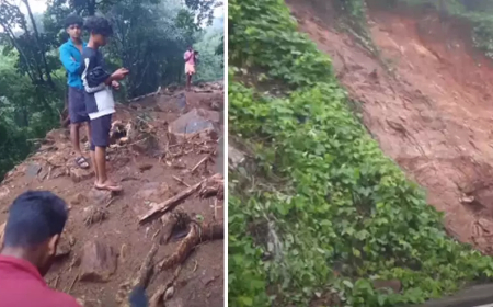 കോട്ടയത്ത് കൂട്ടിക്കൽ മണ്ണിടിച്ചിൽ