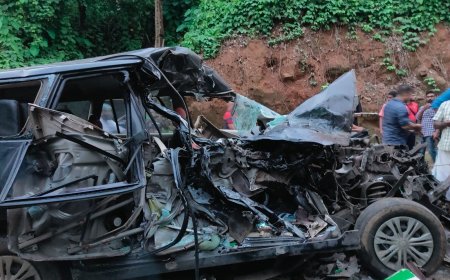 മണിമലയിൽ ബസും കാറും കൂട്ടിയിടിച്ച വാഹന അപകടത്തിൽ സ്കൂൾ കുട്ടികൾ അടക്കം 11 പേർക്ക് പരിക്കേറ്റു,