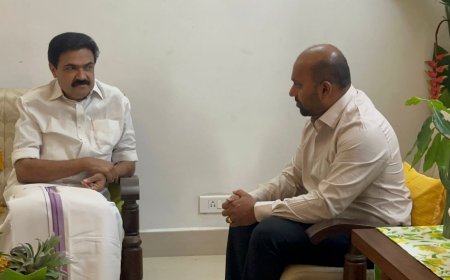 ബ്രിട്ടീഷ് എം.പി സോജൻ ജോസഫ് കേരള കോൺ.(എം) ചെയർമാൻ ജോസ്- കെ.മാണി എം.പിയെ സന്ദർശിച്ചു