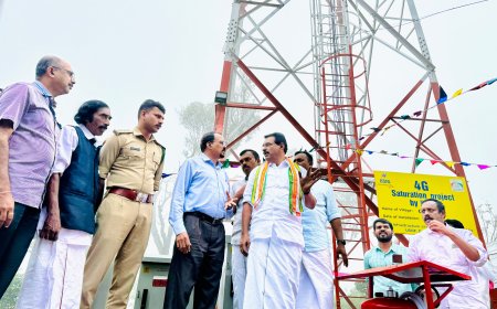 ഗവിയിൽ    മൊബൈൽ കവറേജും, ഇന്റർനെറ്റും യാഥാർത്ഥ്യമായതായി ആന്റോ ആന്റണി എം.പി