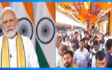 പ്രധാനമന്ത്രി മൂന്ന് വന്ദേ ഭാരത് ട്രെയിനുകൾ വിദൂരദൃശ്യസംവിധാനത്തിലൂടെ ഫ്ലാഗ് ഓഫ് ചെയ്തു