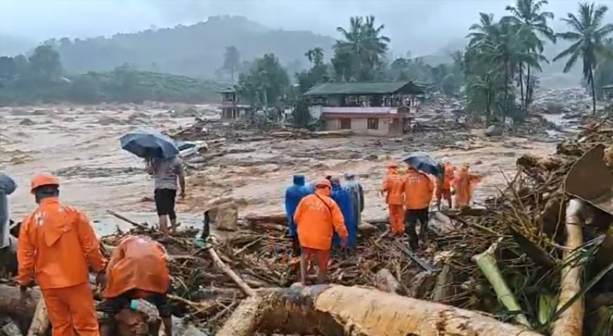 വ​യ​നാ​ട് ഉ​രു​ൾ​പൊ​ട്ട​ൽ; ആ​റ് ശ​രീ​ര​ഭാ​ഗ​ങ്ങ​ള്‍ ക​ണ്ടെ​ത്തി