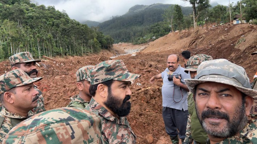 സൈ​നി​ക യൂ​ണി​ഫോം ദു​രു​പ​യോ​ഗം ചെ​യ്തു; മു​ണ്ട​ക്കൈ​യി​ലെ​ത്തി​യ മേ​ജ​ർ ര​വി​ക്കെ​തി​രെ മുൻസൈനികന്റെ  പ​രാ​തി