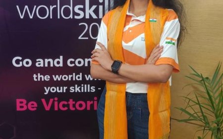 വേൾഡ് സ്കിൽ ഒളിംപിക്സ്  മത്സരം , കേരളത്തിന് അഭിമാനമായി അനഘ പ്രദീപും