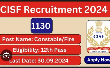 CISF ൽ 1130 ഒഴിവുകൾ ✅