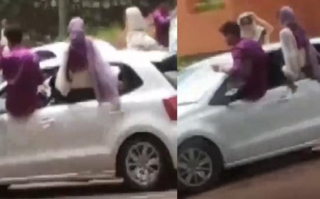 ഓണാഘോഷത്തിനിടെ വാഹനത്തിന് മുകളിൽ അഭ്യാസപ്രകടനം നടത്തിയ വിദ്യാർത്ഥികൾക്കെതിരെ നടപടി