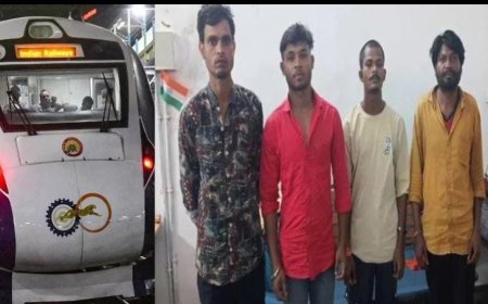 പരീക്ഷണയോട്ടത്തിനിടെ വന്ദേഭാരത് എക്സ്പ്രസിനുനേരേ കല്ലേറ്, പ്രതികൾ പിടിയിൽ