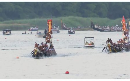 ആറന്മുള ഉതൃട്ടാതി ജലമേളയില്‍ ജേതാക്കളായി കോയിപ്രത്തും കോറ്റാത്തൂരും; മന്നം ട്രോഫി സ്വന്തം