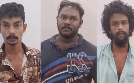 യു​വ​തി​യെ ആ​ക്ര​മി​ച്ചു കൊ​ല​പ്പെ​ടു​ത്താ​ൻ ശ്ര​മി​ച്ച കേ​സി​ൽ മൂ​ന്നു​പേ​ർ അ​റ​സ്റ്റി​ൽ