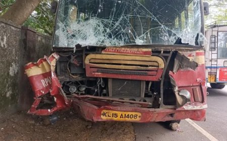 മലപ്പുറത്ത് കെഎസ്ആർടിസി ബസും മീൻലോറിയും കൂട്ടിയിടിച്ച് ഒരാൾക്ക് പരിക്ക്