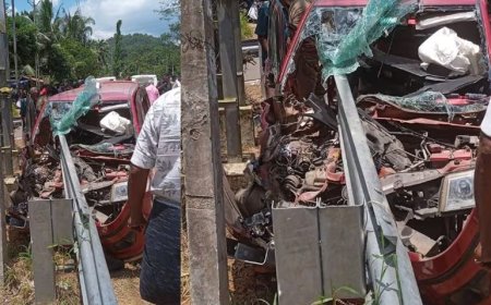 പത്തനംതിട്ടയിൽ കാർ ക്രാഷ് ബാരിയറിലേക്ക് ഇടിച്ചുകയറി അമ്മയ്ക്കും മകനും ദാരുണാന്ത്യം