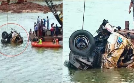 ഗംഗാവലിപ്പുഴയിൽനിന്ന് അർജുന്റെ ട്രക്ക് കണ്ടെത്തി