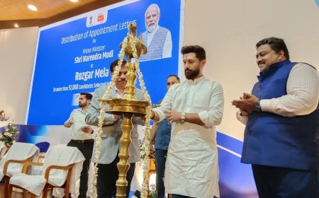 യുവാക്കളുടെ ശക്തീകരണത്തിന് റോസ്ഗാർ മേള പ്രേരക ശക്തി :കേന്ദ്രമന്ത്രി ചിരാഗ് പാസ്വാൻ