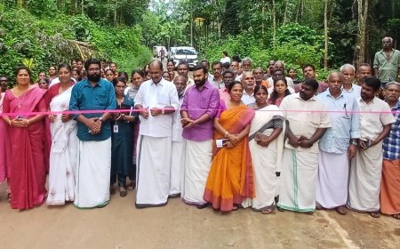 പുഞ്ചവയൽ-പാക്കാനം- മഞ്ഞളരുവി റോഡ് ഉദ്ഘാടനം ചെയ്തു