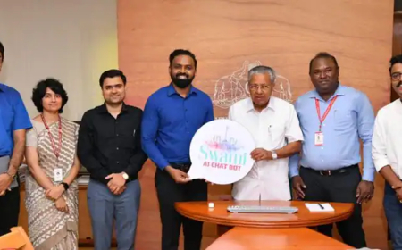 ശബരിമല തീര്‍ഥാടകരെ സഹായിക്കാൻ എ.ഐ സഹായി ; 'സ്വാമി ചാറ്റ് ബോട്ട്' ലോഗോ മുഖ്യമന്ത്രി പുറത്തിറക്കി