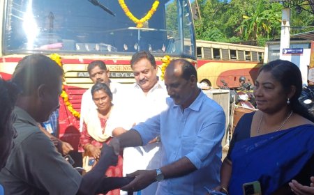 എരുമേലി - പമ്പ കെ എസ് ആർ ടി സി സ്പെഷ്യൽ സർവീസിന്റെയും സ്വീവേജ് പ്ലാന്റിന്റെയും  ഉദ്ഘാടനം