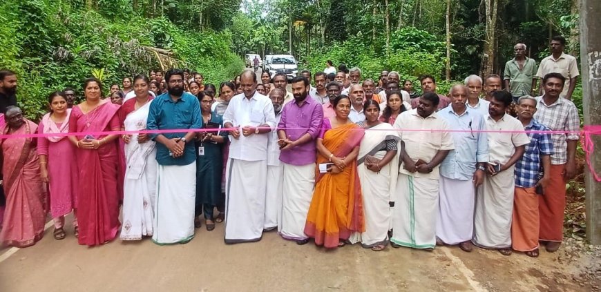 പുഞ്ചവയൽ-പാക്കാനം- മഞ്ഞളരുവി റോഡ് ഉദ്ഘാടനം ചെയ്തു