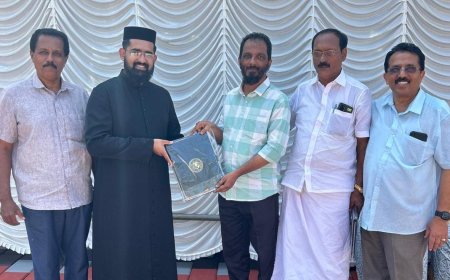 ഷാജഹാൻ പത്തനംതിട്ടയെ ആദരിച്ചു