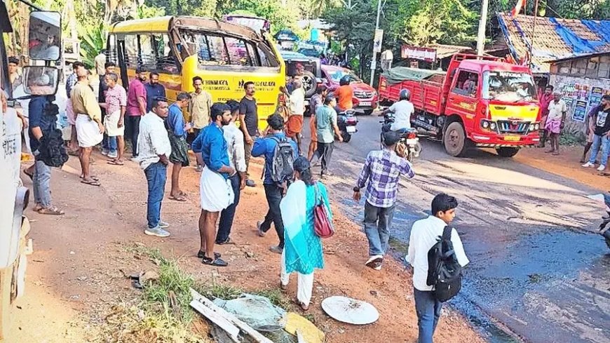 സ്കൂൾ ബസ് മറിഞ്ഞ് വിദ്യാർത്ഥിനി മരിച്ച സംഭവം;ഡ്രൈവറുടെ അശ്രദ്ധയെന്ന് പ്രാഥമിക നി​ഗമനം