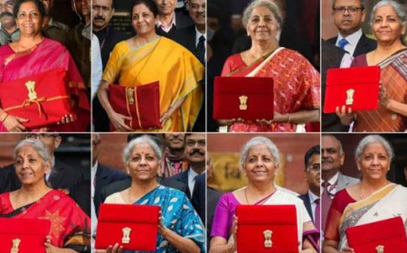 തു​ട​ര്‍​ച്ച​യാ​യി എ​ട്ടു ത​വ​ണ ബ​ജ​റ്റ് അ​വ​ത​രി​പ്പി​ക്കു​ന്ന ആ​ദ്യ ധ​ന​മ​ന്ത്രി​യാ​യി നി​ര്‍​മ​ല സീ​താ​രാ​മ​ന്‍