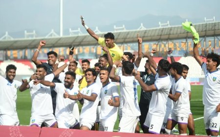 ദേശീയ ​ഗെയിംസ്: അസമിനെ തോൽപ്പിച്ച് കേരളം പുരുഷ ഫുട്ബോൾ ഫൈനലിൽ