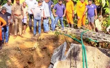 പാലായിൽ ആഴം കൂട്ടുന്നതിനിടെ കിണർ ഇടിഞ്ഞ് തൊഴിലാളി മണ്ണിനടിയിൽപ്പെട്ടു