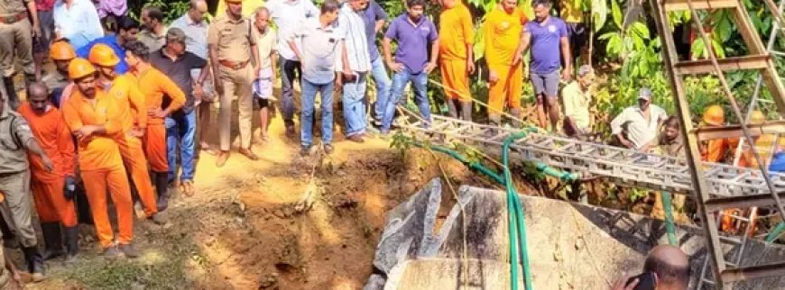 പാലായിൽ ആഴം കൂട്ടുന്നതിനിടെ കിണർ ഇടിഞ്ഞ് തൊഴിലാളി മണ്ണിനടിയിൽപ്പെട്ടു