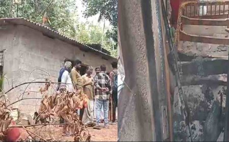 തിരുവനന്തപുരത്ത് സ്വന്തം വീടിന് തീയിട്ട് യുവാവ്